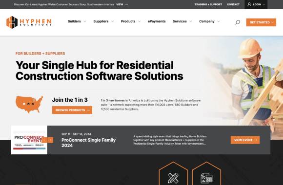 Hyphen Solutions homepage