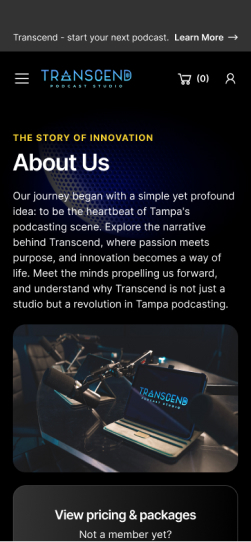 Transcend Podcast Studio