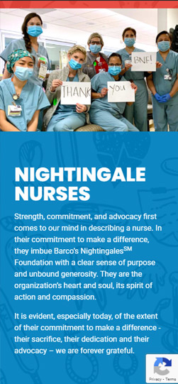 Nightingales Mobile Website