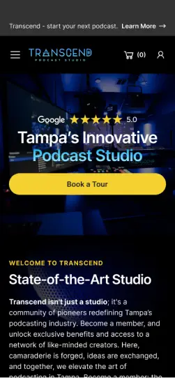 Transcend Podcast Studio