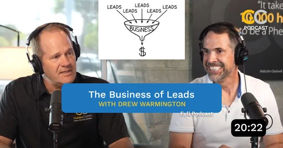 The business of leads with drew warmington