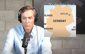 dr.bob talking with a pic of germany