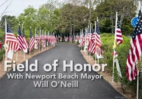 File of honor with newport beach mayor - will o'neill