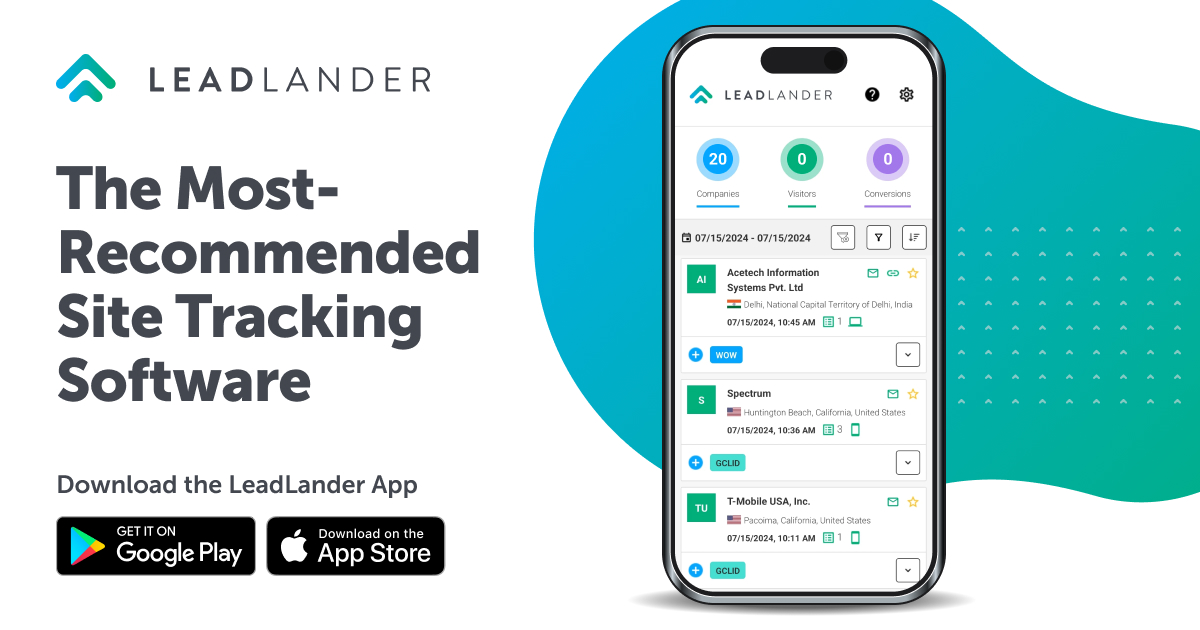 LeadLander Mobile App