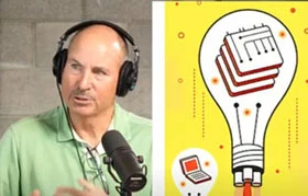 terry liebman next to a lightbulb