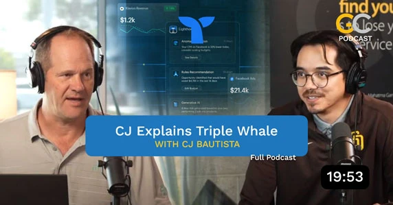 CJ Explains the triple whale - with cj bautista