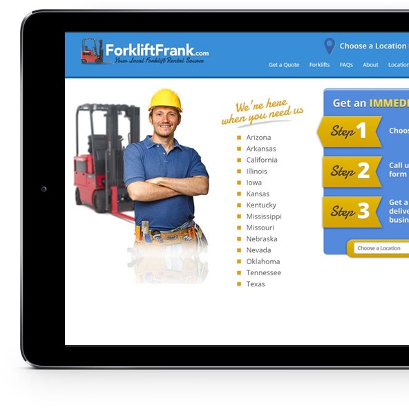 Forklift frank - tablet