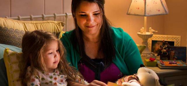 Mother talking to a daughter