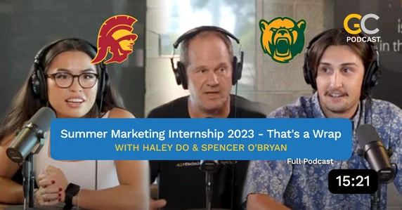 summer marketing internship 2023 - thats a wrap with haley do and spencer o'bryan